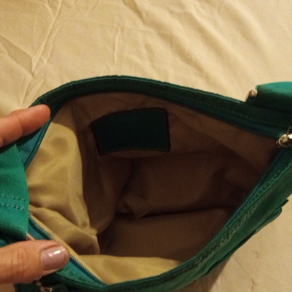 Coach Purse green/blue - Picture 4 of 4